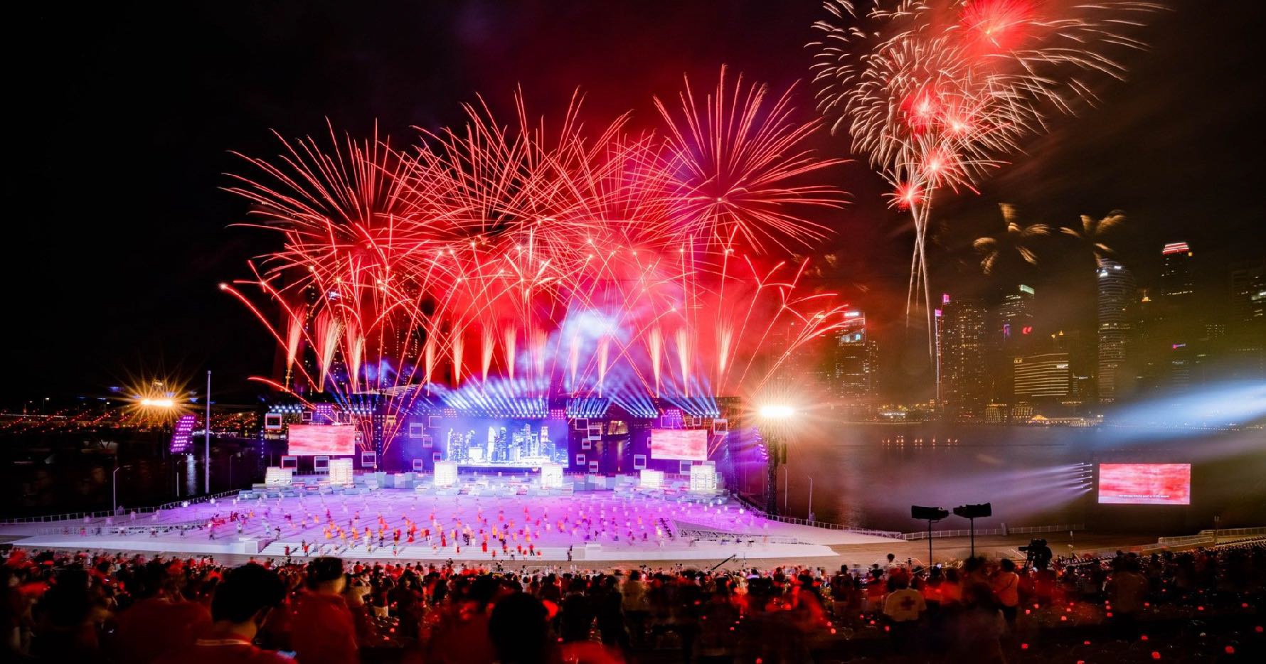 Singapore National Day Parade Fireworks